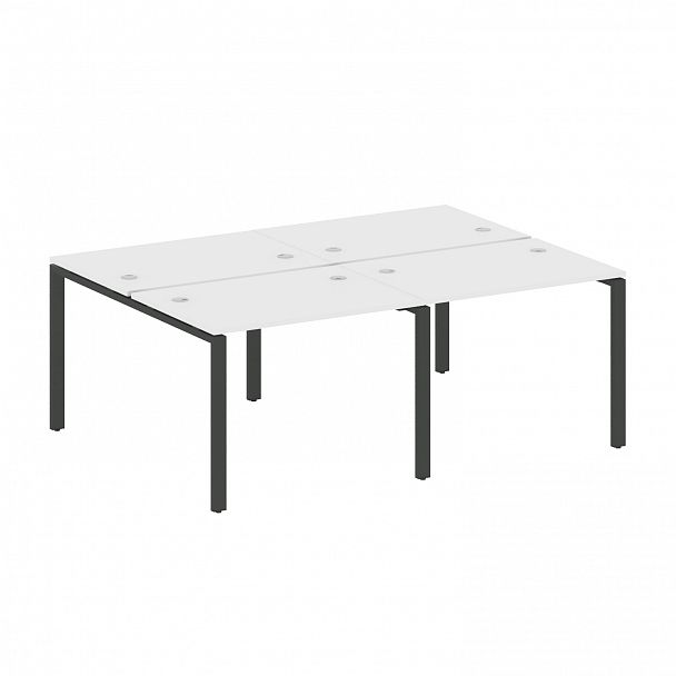 Рабочая станция "Metal System" БП.СМ-4.1 белый/антрацит - Вид 1