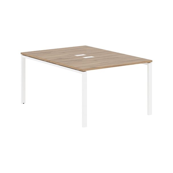 Стол 2-х местный EUWST 1116 Дуб Денвер светлый/Белый 1160х1606х750 EDIS - Вид 1