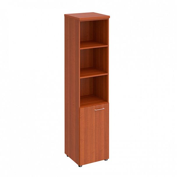 Шкаф для документов узкий полузакрытый "Патриот" ПТ ОМ 787 орех миланский - Вид 1