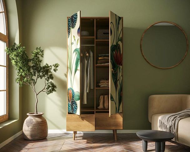 Шкаф двухстворчатый Berber арт BB16/Print_55 - Вид 2