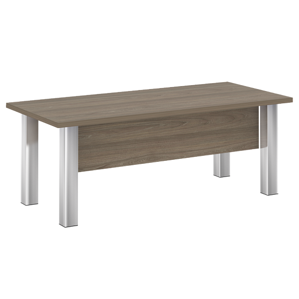 Yalta Стол руководителя M-LT.D-20.1 Вяз/Нерж. сталь 2000*900*750 - Вид 1