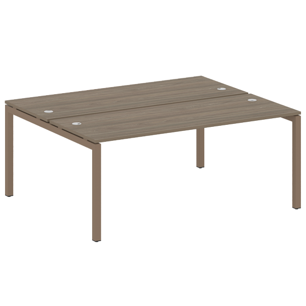 Metal System Quattro Р. ст. на П-образном м/к 50БП.РАС-СП-2.5 Вяз/Мокко металл 1800*1475*750 - Вид 1