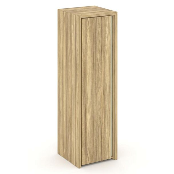 Корнер Гардероб узкий левый COR.GB-2 (L) Гикори Песочный/Ваниль 600*600*2000 - Вид 1