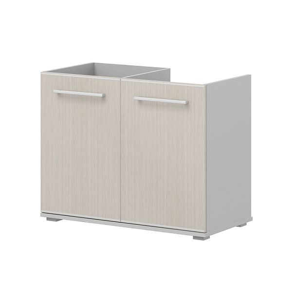 Шкаф для холодильника (необходим топ) "Дипломат"  ПК-ДП-ШХ74Х90/35-В1-1247 дуб беленый новый - Вид 1