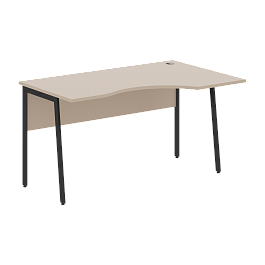 Стол прямой СА-2P(R) Мокачино/Антрацит 1400х900х755 IMAGO PLUS - Фото предпросмотра