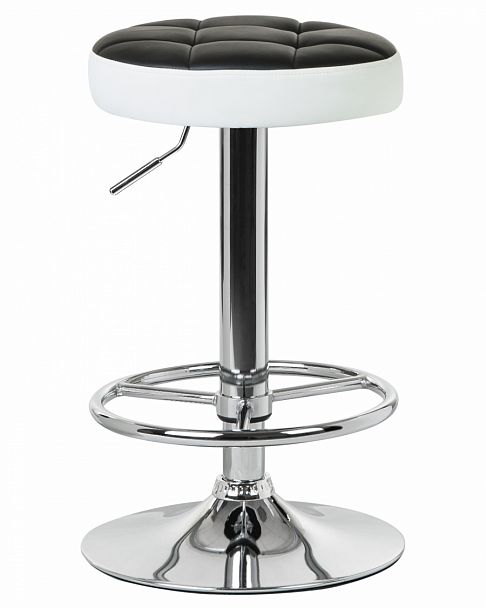 Табурет барный DOBRIN BRUNO (чёрно-белый) - Вид 1