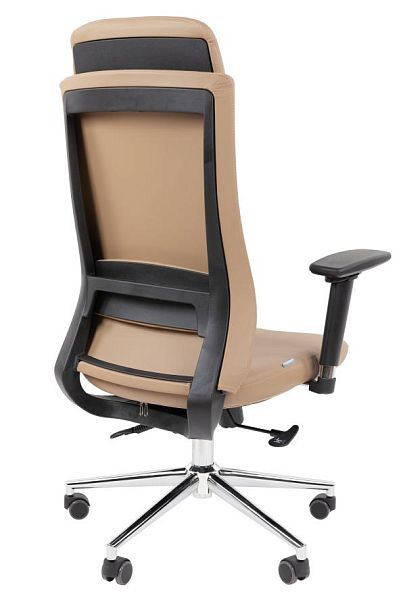 Офисное кресло Chairman 500LUX Россия экокожа бежевый - Вид 4