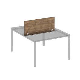 Экран для рабочей станции 100 на белом металлокаркасе КФ Комфорт КФ К.Б 845 ШТ дуб шамони темный - Фото предпросмотра