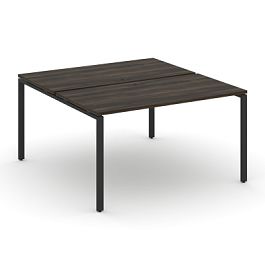 Concept Рабочая станция на 2 места CN.DRS-003 Дуб Мали/Металл Черный 1380*1480*750 - Фото предпросмотра