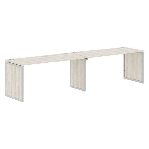 Стол 2-х местный XQPWST 3270 Сосна Эдмонт/Алюминий 1600х700х750 XTEN-QP - Вид 1