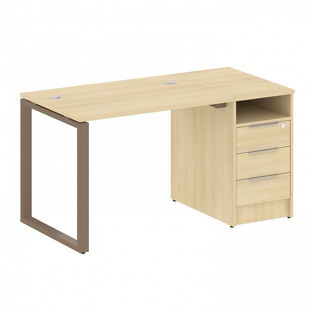 Рабочая станция "Metal System" БО.РС-СТП -1.1 акация/мокко - Вид 1