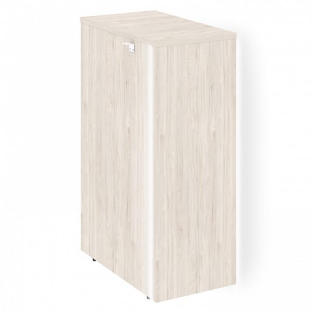 Тумба с подсветкой 5 ящиков TIP-ON завершающая "Onix" O.R-TV-5TIP.S денвер светлый - Вид 2