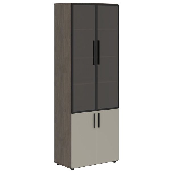 Шкаф высокий широкий VHCS 80.2 Аметист/Дуб Сильвер 800х430х2253 VELION - Вид 1