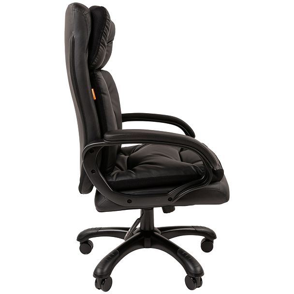 Кресло CHAIRMAN 442, экокожа, черный - Вид 3