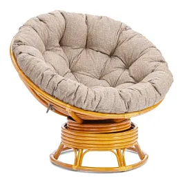 Кресло-качалка Папасан/Papasan (W 23/01 B) /с подушкой/Honey (мед) - Фото предпросмотра