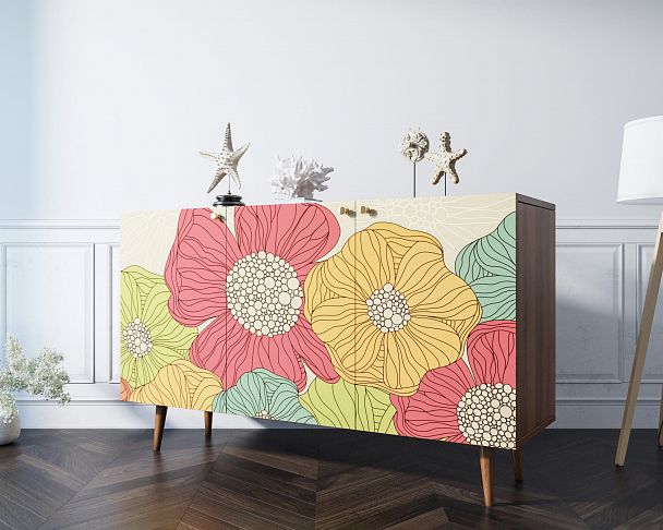 Комод "Berber" три дверки 5 принт - Вид 6