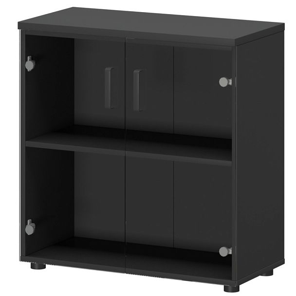 Шкаф СМШ-28С Графит 792x380x835 Смарт - Вид 1