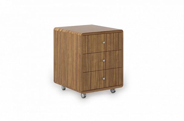 DAO DA 500 Тумба выкатная с 3ящ. / TA23A, 500*580*650 африканский орех "Dao" ТК-001703000273 африканский орех - Вид 1