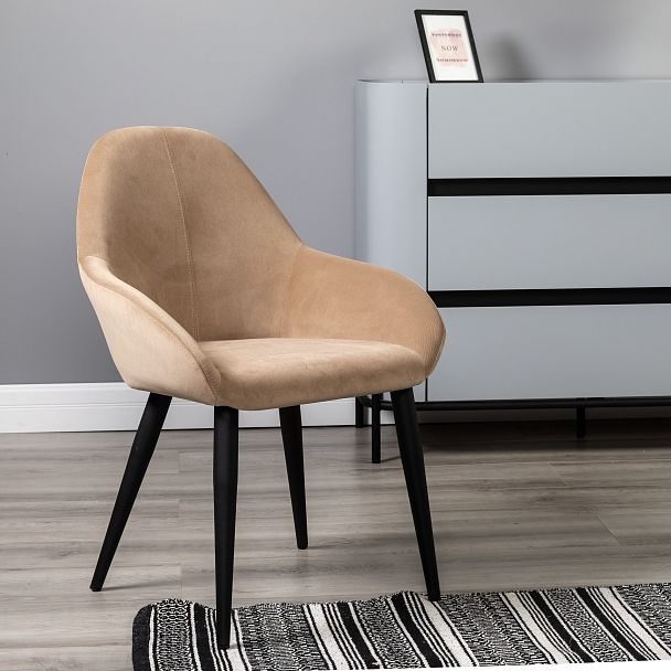 Кресло Kent Diag beige/черный - Вид 9