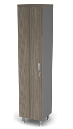 Гардероб (штанга) ДВП L,R Берлин Дрифтвуд/Серый ШГ51-45/60 з/с ДВП - Фото предпросмотра