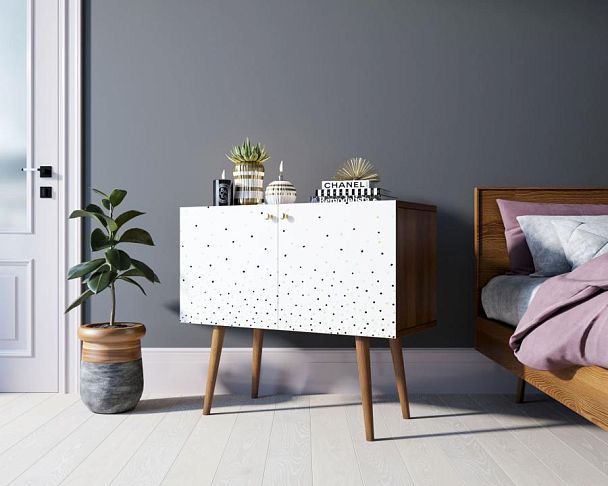 Комод на высоких ножках Berber малый принт 15 арт BB13/Print_15 - Вид 3