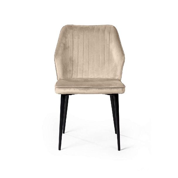 Стул Berg, бархат светло-бежевый 2 - Вид 2