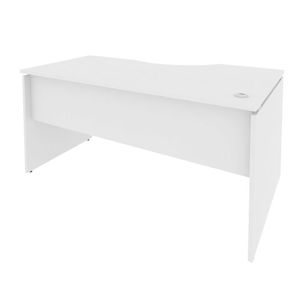 Style Стол криволинейный левый Л.СА-1 (L) Белый 1580*900*750 - Вид 1