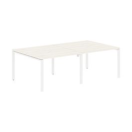 Стол 4-х местный EUWST 2313 Ясень Траун/Белый 2326х1346х750 EDIS - Фото предпросмотра