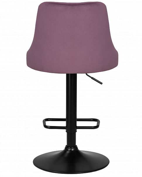 Стул барный DOBRIN JOSEPH BLACK (пудрово-сиреневый велюр (MJ9-52)) - Вид 5