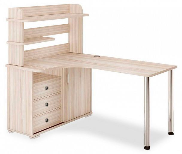 Стол компьютерный Домино СР-165М Карамель левый - Вид 1