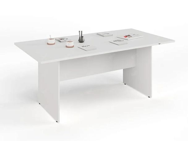 ЛАЙТ / LIGHT RLG009-18x9 Конференц-стол 180x90x75 Белый - Вид 4