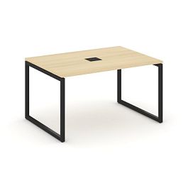 Стайл Проджект Стол переговорный SN-4O.SPRG-001 Акация Лорка/Металл Черный 980*980*750 - Фото предпросмотра