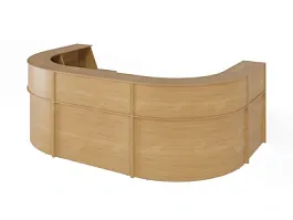 ЛАЙТ / LIGHT RLG071 Симметричный ресепшн 320x180x115 Бук - Фото предпросмотра