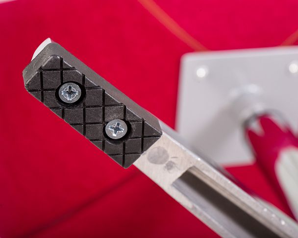 Кресло дизайнерское DOBRIN SWAN (бордо ткань AF5, алюминиевое основание) - Вид 8