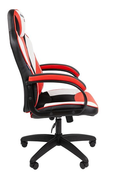 Кресло Chairman game 17 Россия экокожа черный/красный/белый - Вид 3