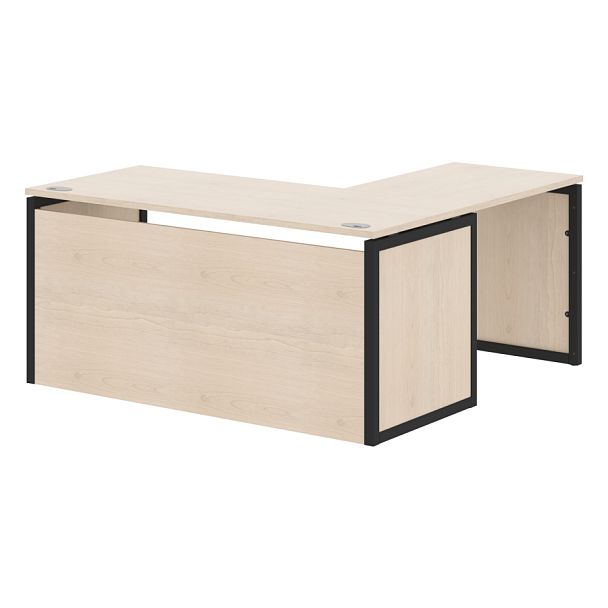 Стол угловой XQPCT 1615H Бук Тиара/Антрацит 1600х1500х750 XTEN-QP - Вид 1