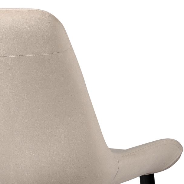 Полубарный поворотный стул Эйден, Confetti cream/черный - Вид 9