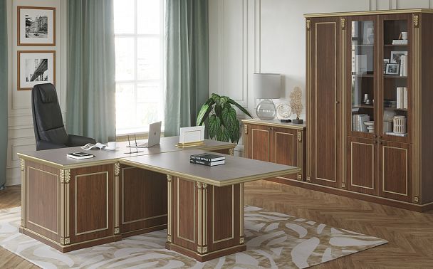 Креденция 3 двери Vienna 159x45x78 орех - Вид 3