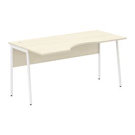 Стол прямой СА-1P(L) Клен*/Белый 1600х900х755 IMAGO PLUS - Фото предпросмотра