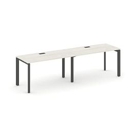 Style Project Next Рабочая станция односторонняя SN-59P.ORS-003 Дуб Наварра/Металл Антрацит/Черный Заглушка 2760*600*750 - Фото предпросмотра