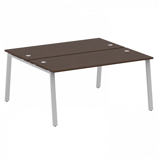 Рабочая станция "Metal System" БА.РАС-СП-2.4 венге/серый - Вид 1