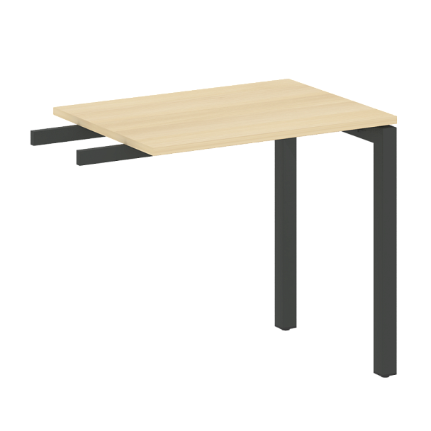 Metal System Quattro Приставной элемент на П-образном м/к 50БП.ПР-2 Акация/Антрацит металл 800*600*750 - Вид 1