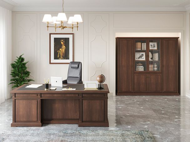 Креденция 4 двери Ministry 218x55x88 орех южный - Вид 11