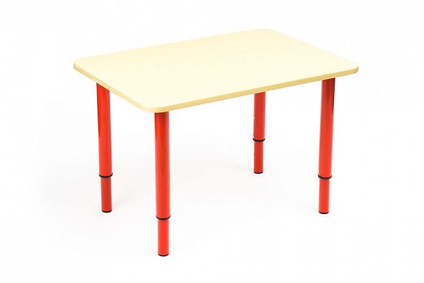 Детский стол Кузя, желто-красный, гр.0-3 - Вид 1