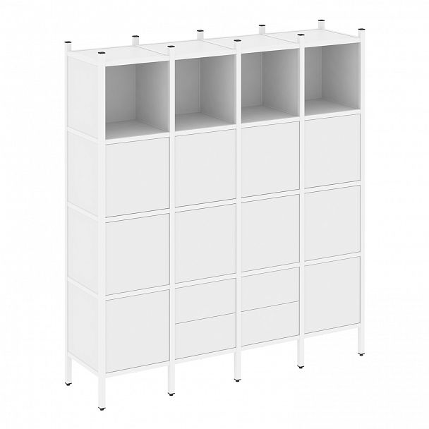 Стеллаж "Loft" VR.L-09 белый бриллиант/белый - Вид 1