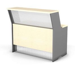 Стойка прямая высокая без выреза 1400 Берлин Береза Майнау РП 14 - Фото предпросмотра