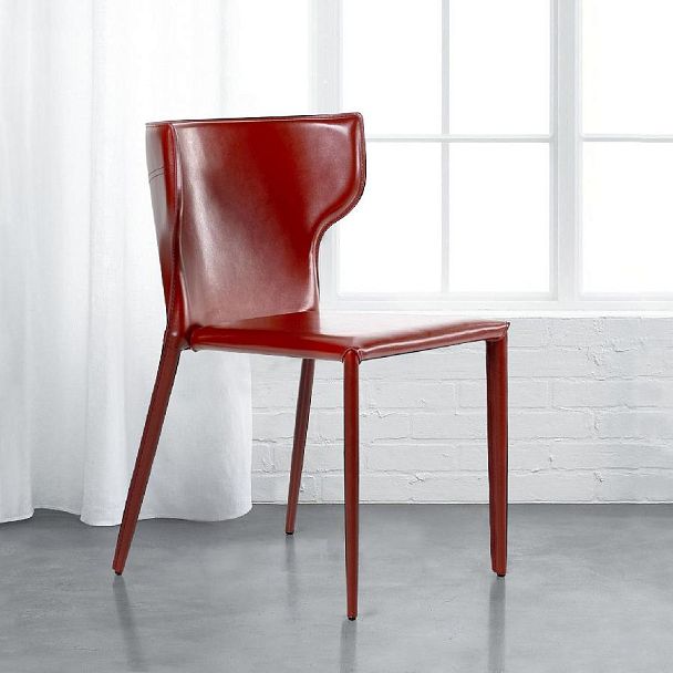 Стул Austin, кожа ретро-красный - Вид 4