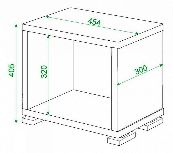 Стеллаж Домино СБ-15/1 Венге/Карамель - Вид 3