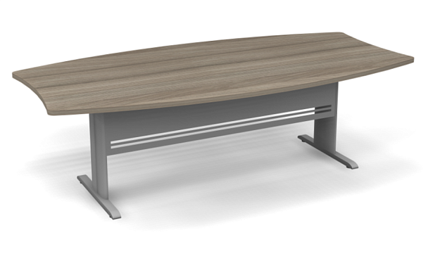 Конференц-стол на металлокаркасе 2400 Берлин Дрифтвуд/Серый КСМ 240Т - Вид 1