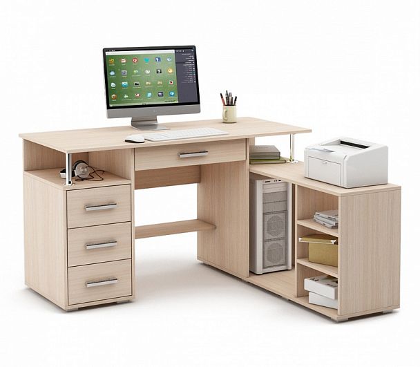 Стол письменный Амбер-12Я - Вид 1